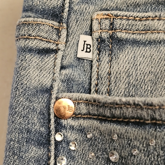 Judy Blue Skinny Distressed Embellished Jeans - Picture 5 of 16